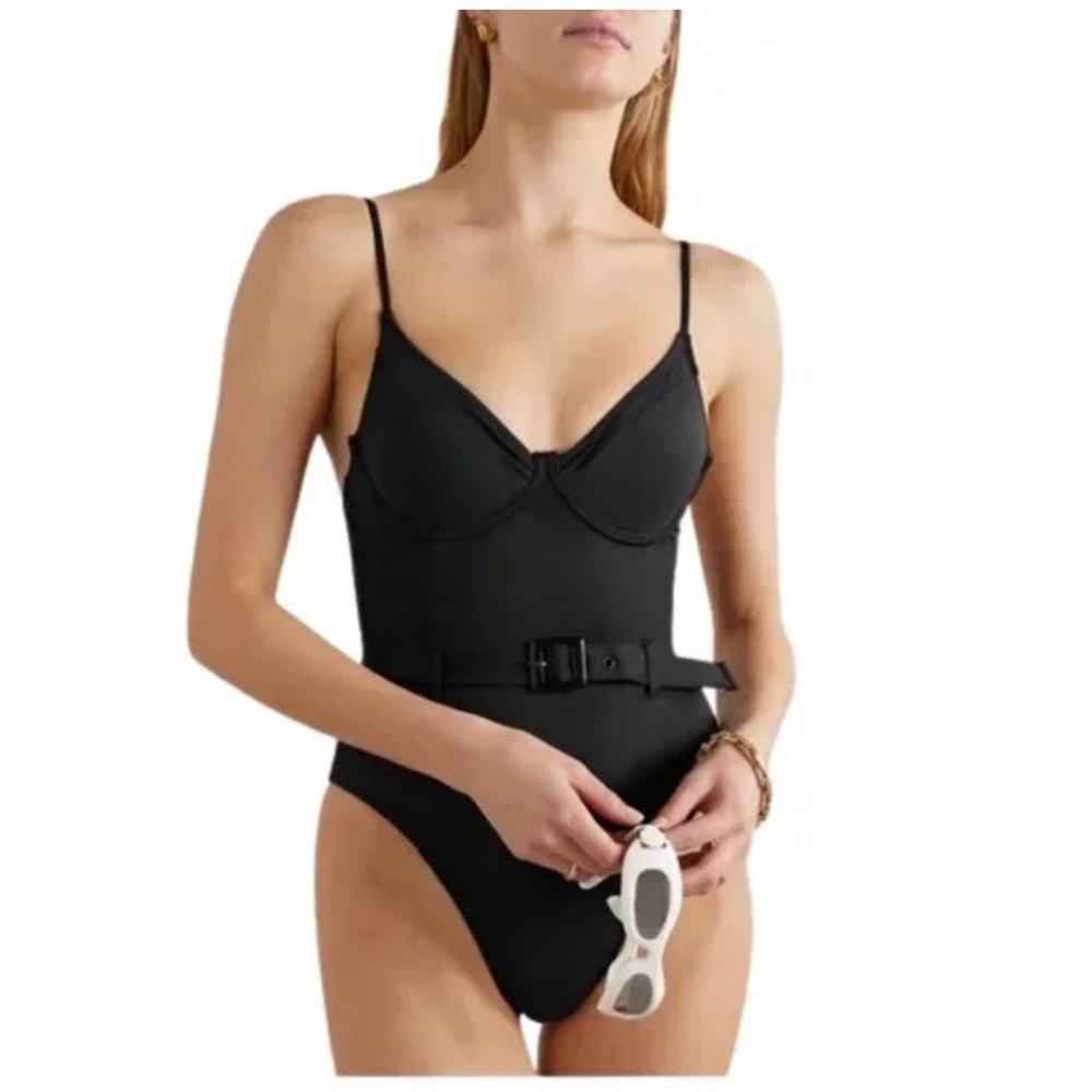 NWOT Good American belted swim Showoff one piece Size Small